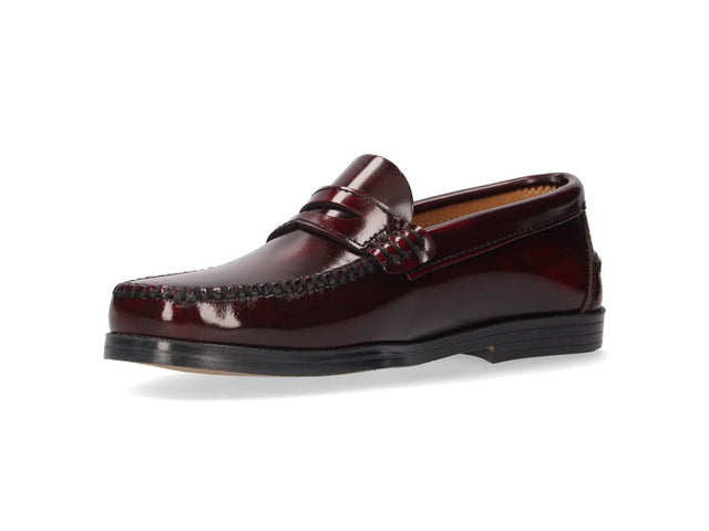 Mocasín Antifaz Niño Burdeos