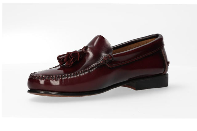 Mocasín Borlas Burdeos