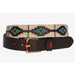 Beige and Turquoise Argentine Belt