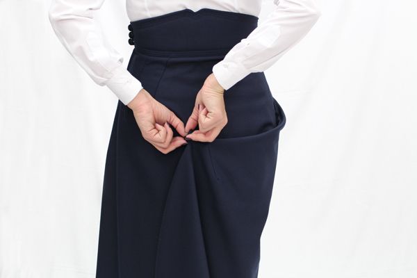 Falda de Amazona Seguridad Azul Marino