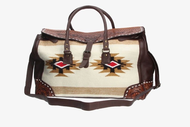 Bolso de Viaje Étnico con Broche