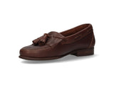 Mocasín Flecos y Borlas Marrón