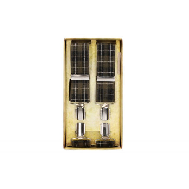 Green Plaid Dress Suspender