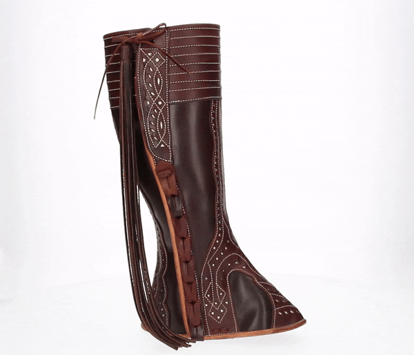 OPENWORK CALF GAITERS F/WHITE