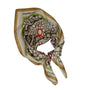 BEIGE HANDKERCHIEF WITH LETTERS
