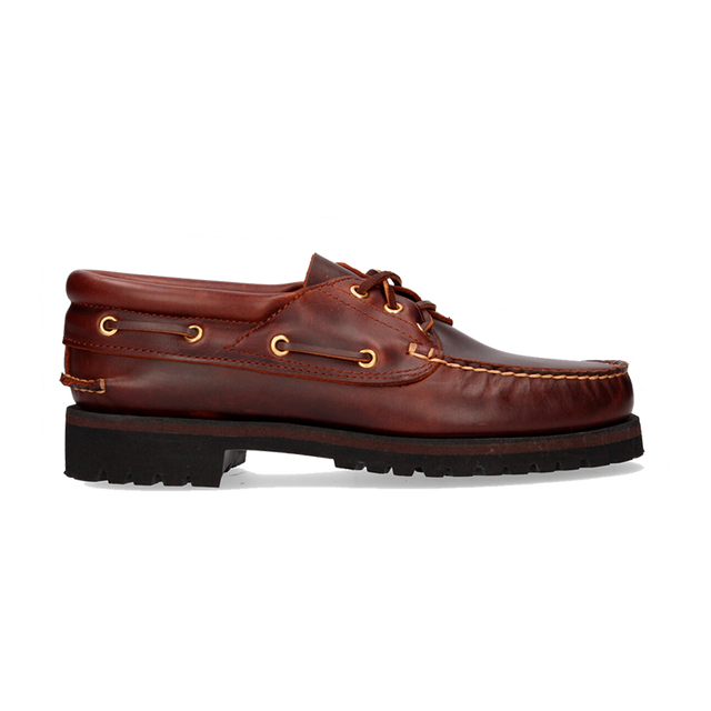 Chaussure bateau en cuir