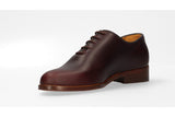 Zapato Polaina Ternera Marrón Oscuro Valverde del Camino