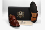 Monkstrap leather skin