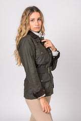 Chaqueta Encerada Pockets Verde