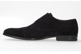 Navy Double Buckle Shoe