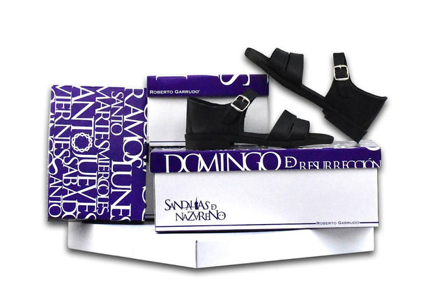 Sandalia de nazareno negra