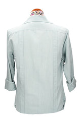 Camisa Cubana Verde Empolvado
