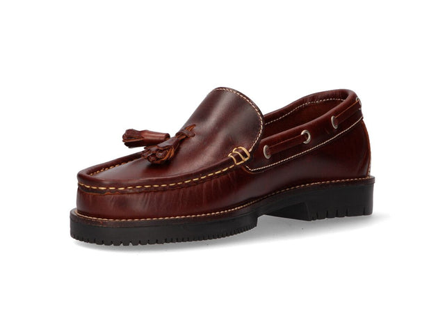 Mocasín Borlas Marrón