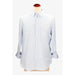 Camisa botón lino celeste