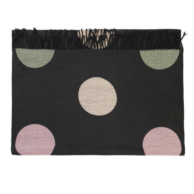 Bufanda Gris Lunares Colores