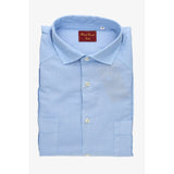 Camisa Cubana Celeste