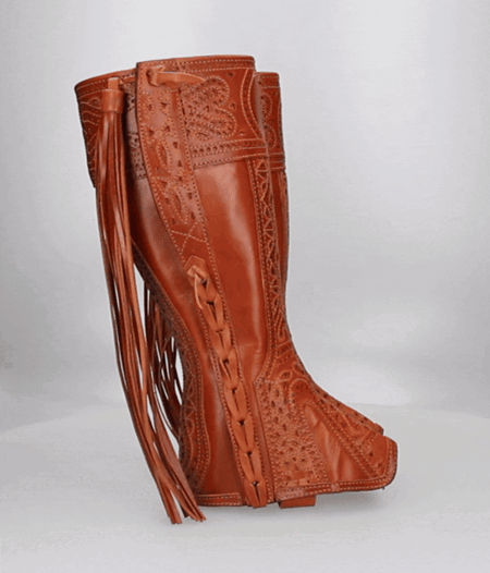 HEAVY-DIP LEATHER GAITERS