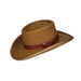 Hazelnut Wool Gambler Hat with Midtown Ribbon