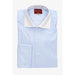 Camisa Celeste Cuello Blanco