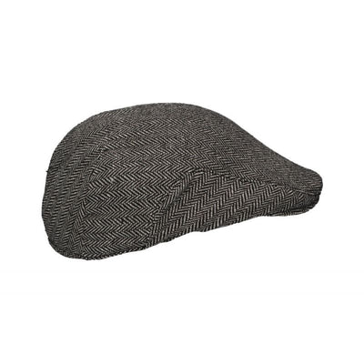 Gray Herringbone Cap