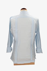 Light Blue Linen Cuban Shirt