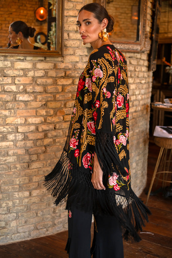 CHAQUETA PASODOBLE GASA NEGRA