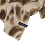 BUFANDA BEIGE MANCHAS MARRÓN