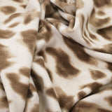 BUFANDA BEIGE MANCHAS MARRÓN