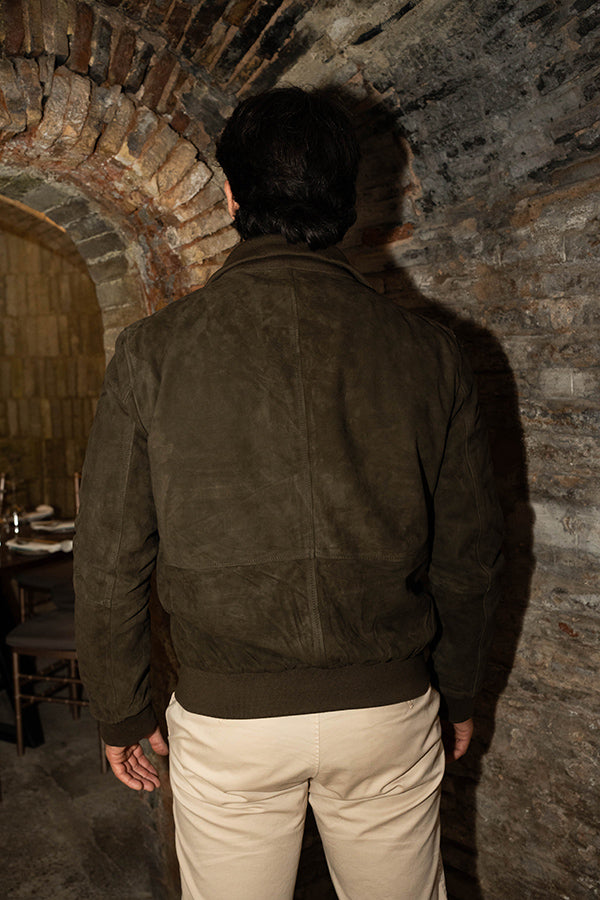 Sevilla green suede jacket