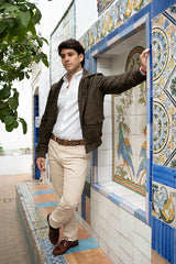 Sevilla green suede jacket