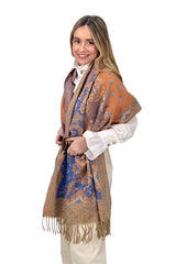 PASMINA MULTICOLOR AZUL