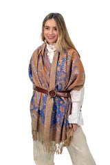 PASMINA MULTICOLOR AZUL