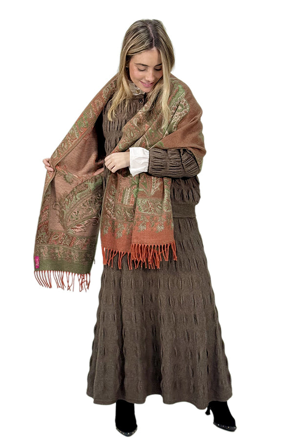 PASMINA CACHEMIRA VERDE