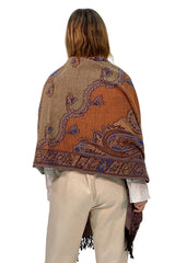 PASMINA CACHEMIRA AZUL
