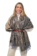 PASMINA CACHEMIRA GRIS