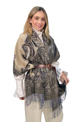 PASMINA CACHEMIRA GRIS