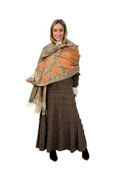PASMINA CACHEMIRA VERDE AGUA