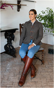 TAVIRA BROWN DENIM JACKET