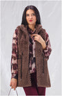 GILET FERMETURE ÉCLAIR MARRON