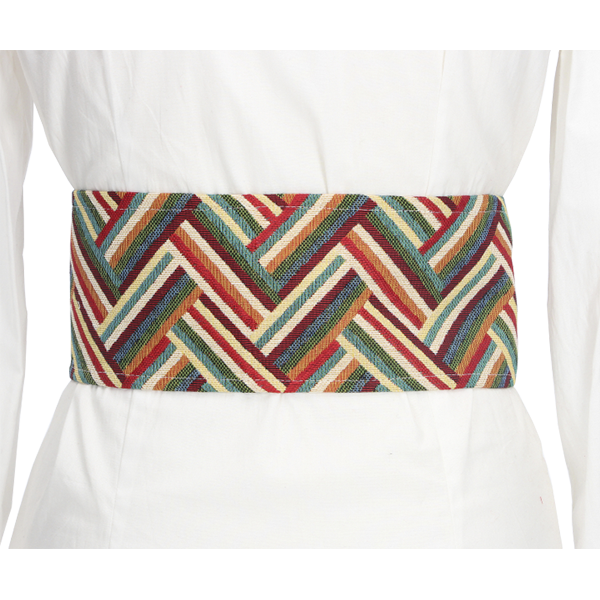 FAJÍN ÉTNICO ZIG ZAG MULTICOLOR