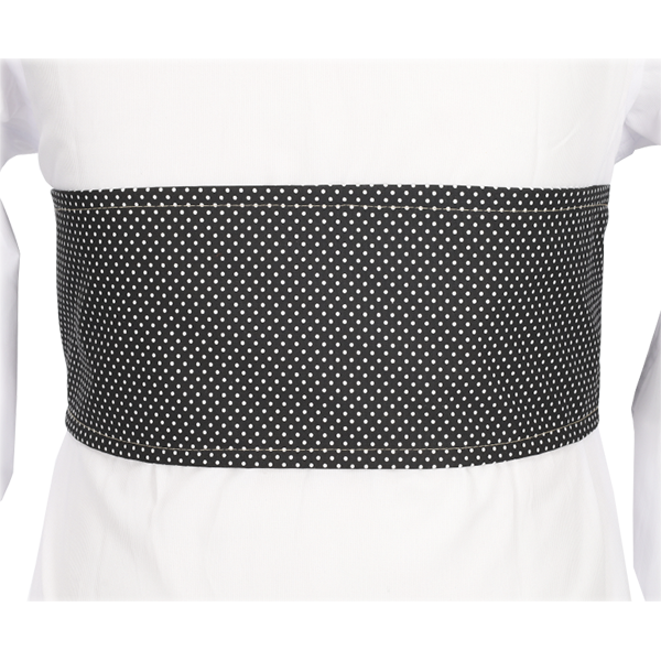 FAJÍN NEGRO LUNAR BLANCO