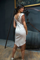 VESTIDO FLAMENCO MARFIL