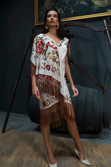 VESTIDO FLAMENCO MARFIL