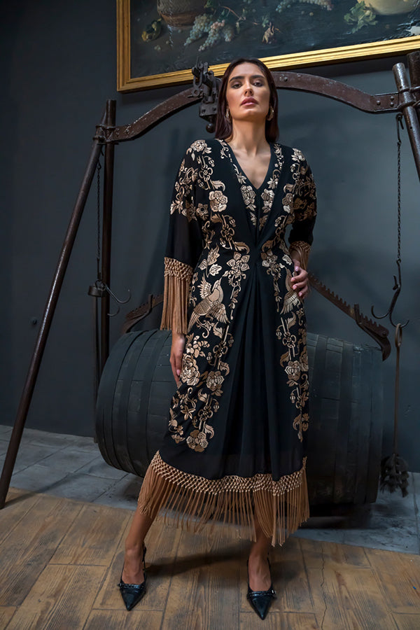 VESTIDO MANILA NEGRO
