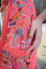 VESTIDO LOTO CORAL