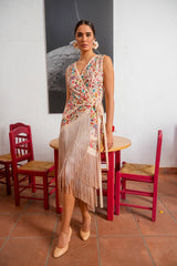 VESTIDO LOTO MARFIL