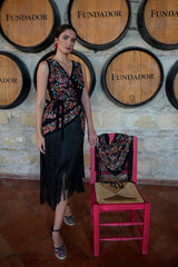 VESTIDO LOTO NEGRO