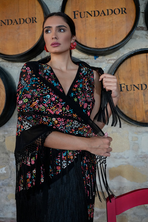 VESTIDO LOTO NEGRO