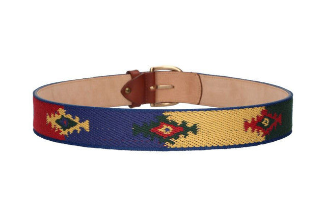 Cinturón Étnico Piel Multicolor