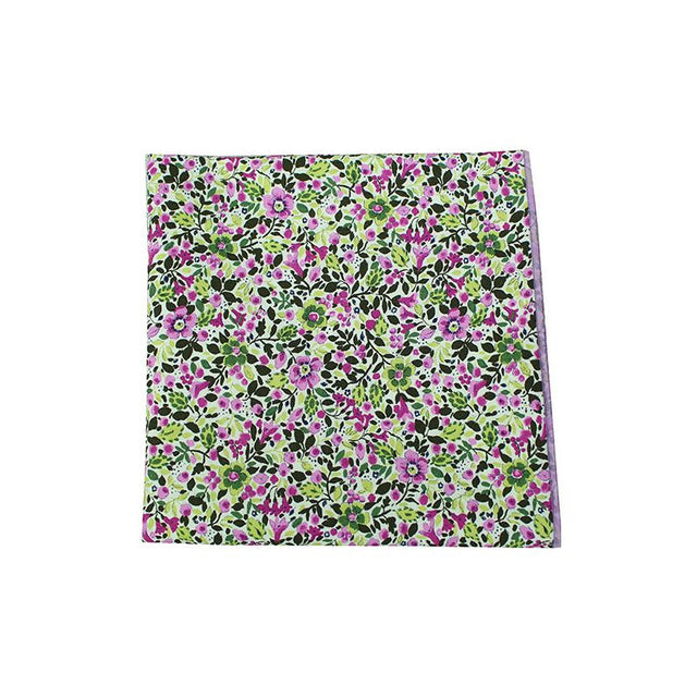 Mauve Flower Pocket Square